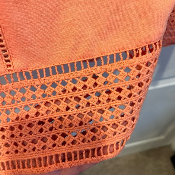 Coral Pink Short Sleeve Downeast T-shirt - Size Medium - Picture 5 of 7